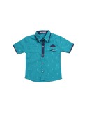 Boy\'s shirt with nautical pocket square NDZ6613 - Online store - Boutique